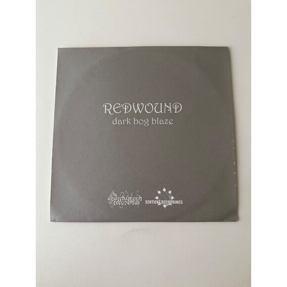 Redwound Dark Bog Blaze EP Sentient Recordings Anarchymoon Etched + Insert VG+ - Picture 1 of 8